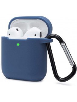 SILICONE CASE AIRPODS BLEU...