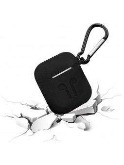 SILICONE CASE AIRPODS NOIR